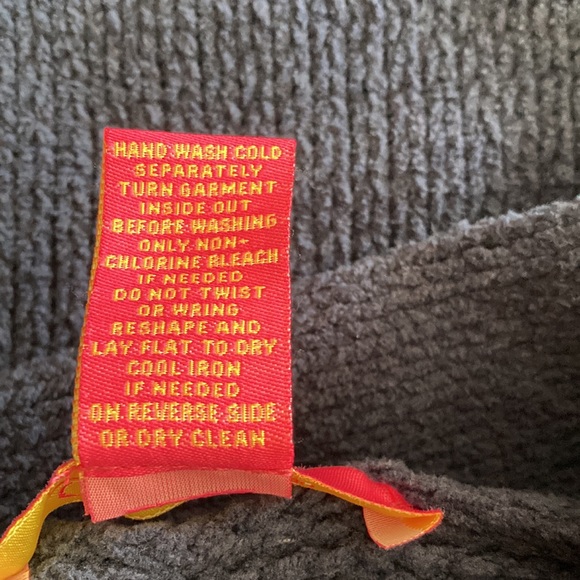 Catherine MaLandrino Heavy knit Blue, high Neck Sweater. Size M - Picture 6 of 6